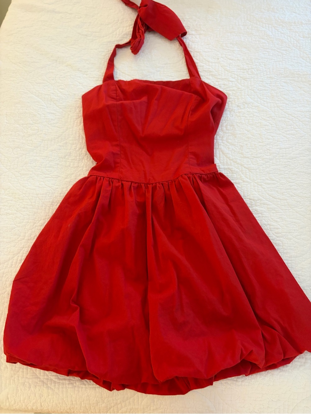 Princess Polly Red Halter Mini Dress